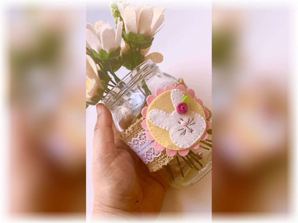 Adornos navideños de fieltro